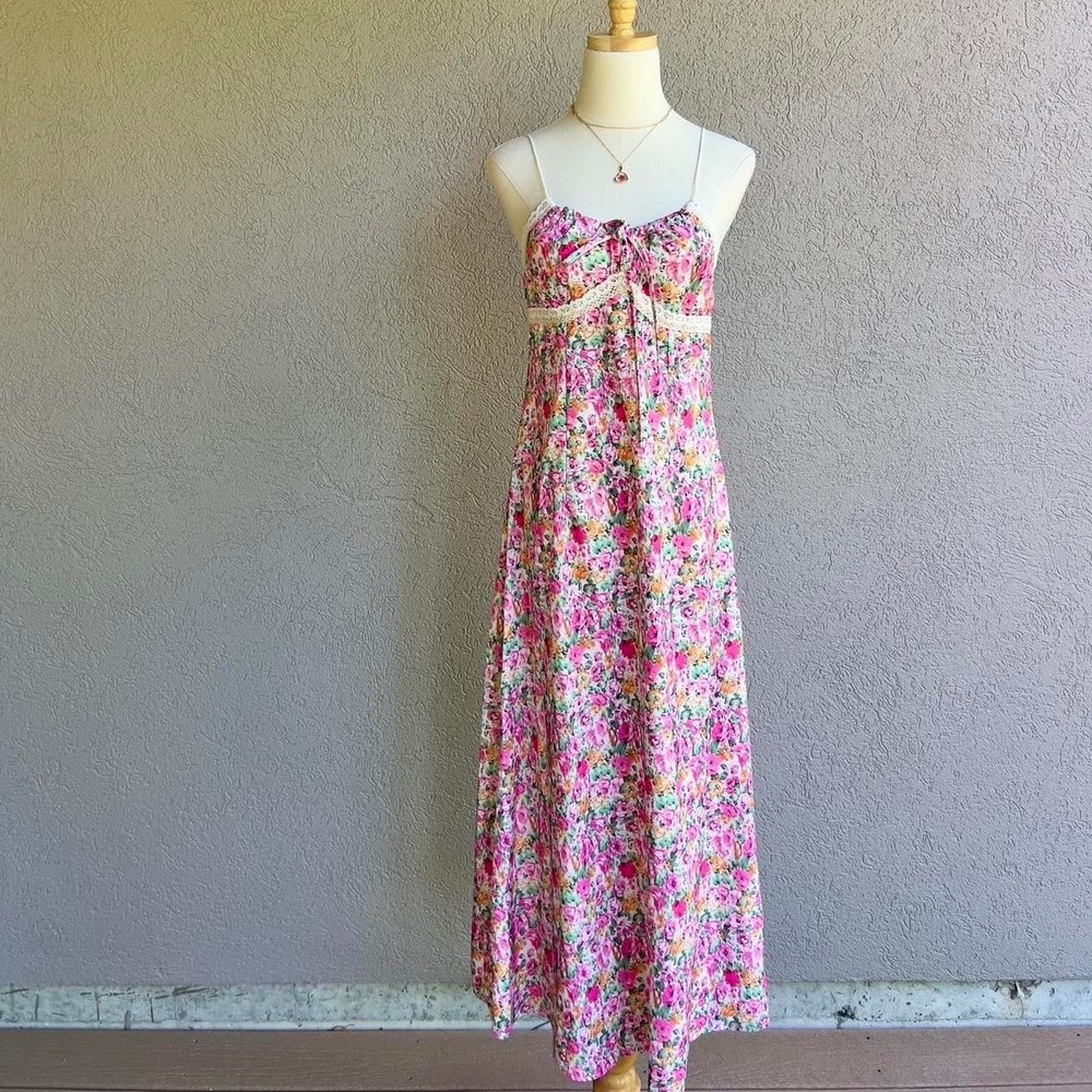 Floral Summer Dress Size Small Boho Cottagecore